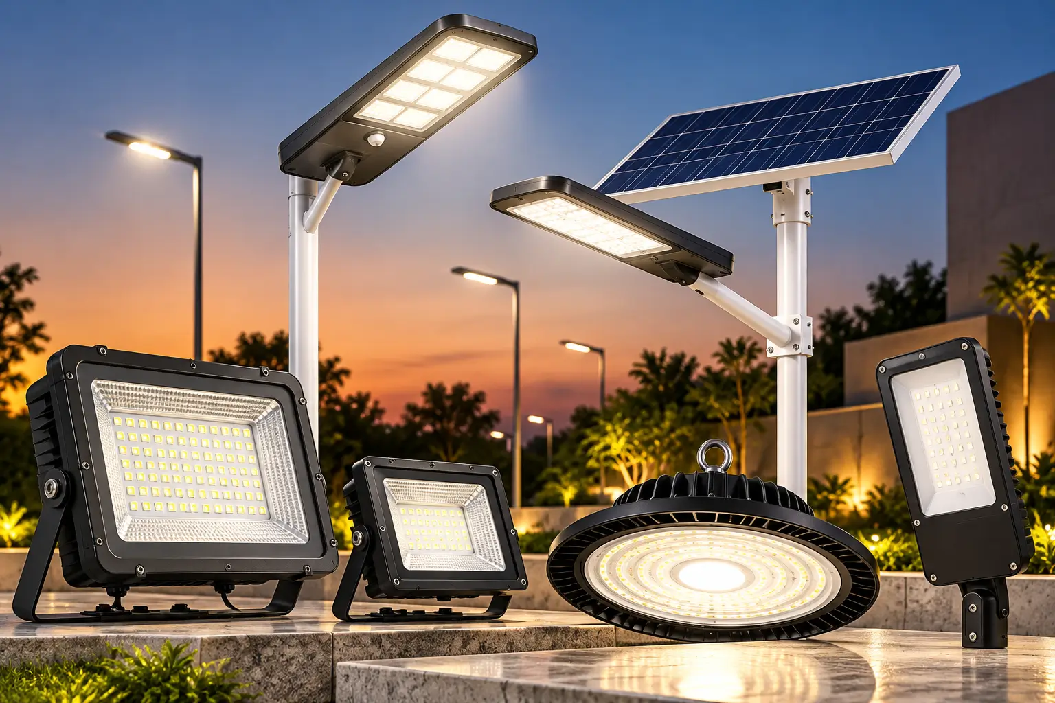 Street, Flood & Solar Lights