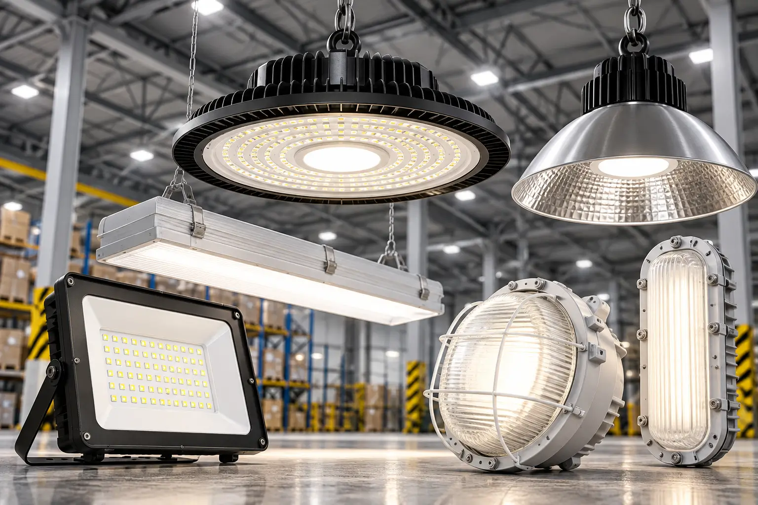 Industrial, High Bay & Wellglass