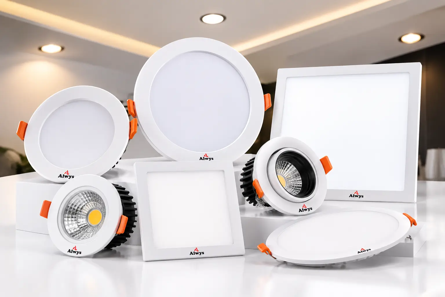 Concealed, Downlights & Panels
